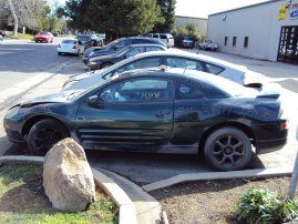 2000 MITSUBISHI ECLIPSE GS, 2.4L 5SPEED, COLOR GREEN, STK 153694